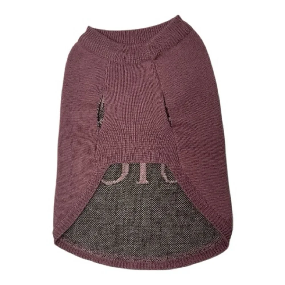 Juicy Couture RARE 100% Wool Y2K Dog Sweater. Size Medium.